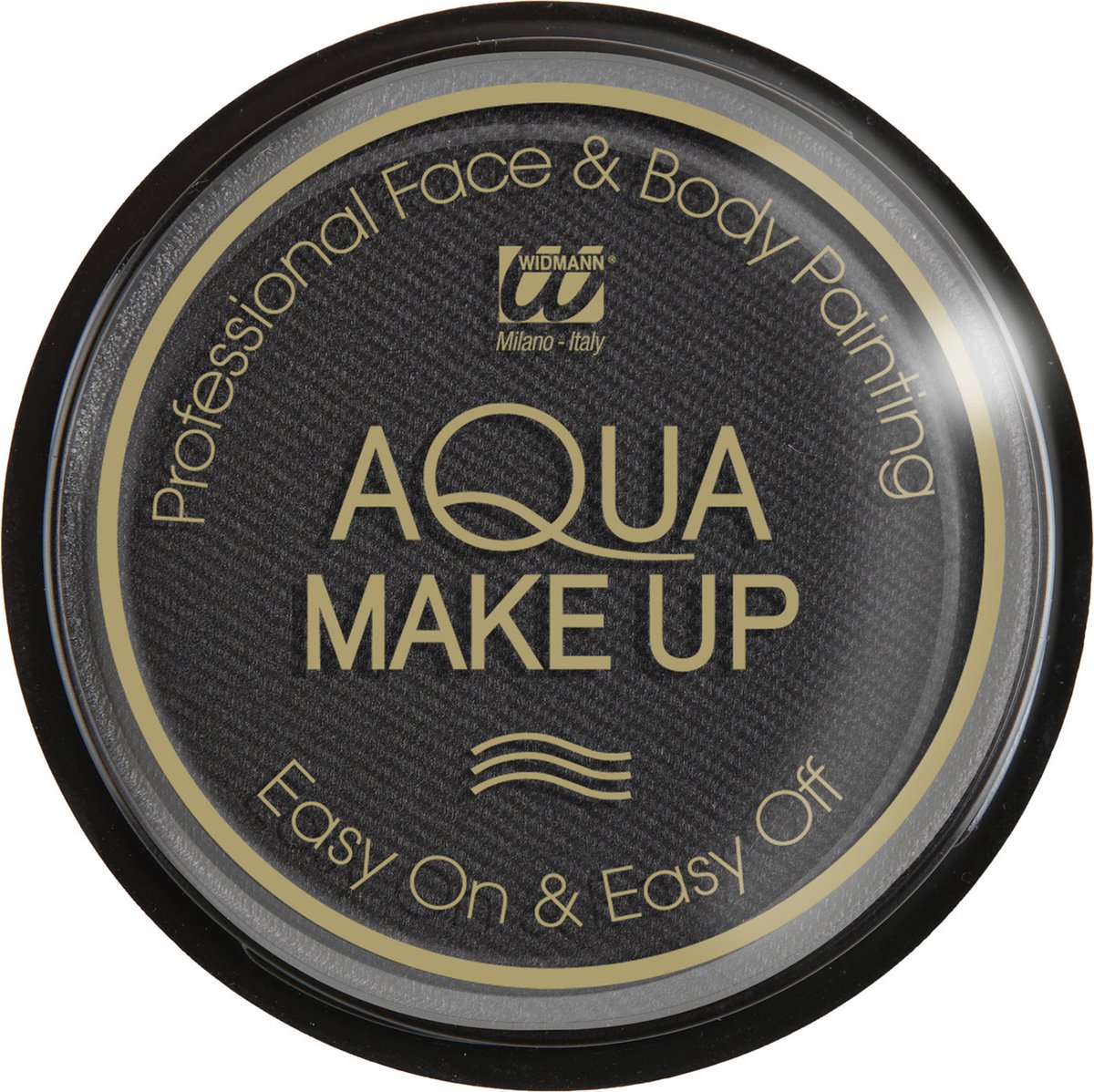 Aqua Make-Up Zwart 30 Gram | Carnavalskleding | Verkleedkleding